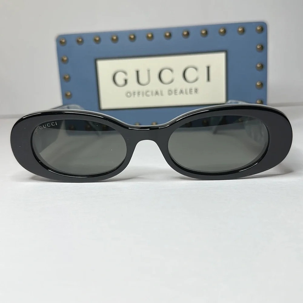 New Authentic- GUCCI EYEWEAR GG0517S SUNGLASSES BLACK & GREY